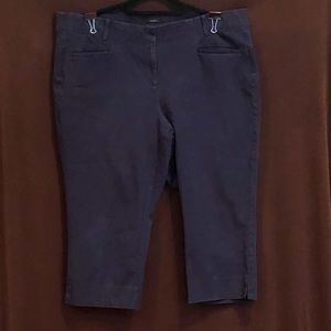 Lane Bryant The Allie Capri 20. Faded blue, used.